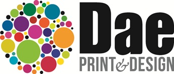 DAE print and design logo