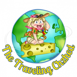 The Traveling Cheeze Head logo